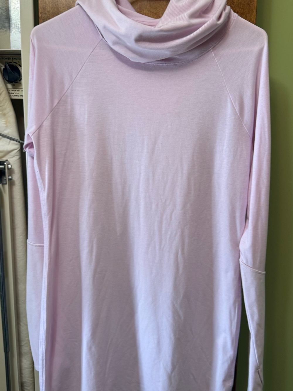 Light Pink Cowl Neck Women's casual Top